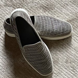 Vince Stafford Woven Leather Sneakers Size 7